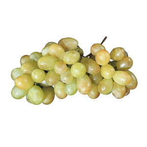 Uva blanca con semillas